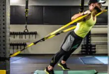 Trx shoulder press, using low anchor point